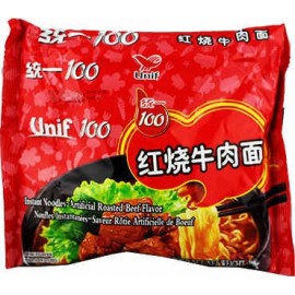 统一100牌 红烧牛肉面 108G