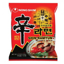 SOUPE DE NOUILLES ÉPICÉS CLASSIQUE NONGSHIM 120G