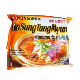 SOUPE DE NOUILLES ÉPICÉS ANSUNGTANGMYUN NONGSHIM 125G(韩国农心安城汤面)