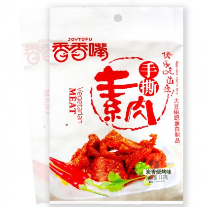 香香嘴 手撕素肉 炭香烧烤味 112G