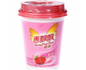 THÉ AU LAIT AVEC NATA DE COCO ARÔME FRAISE XIANGPIAOPIAO  80G