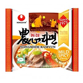 SOUPE DE NOUILLES ÉPICÉS (MILD SPICY) NONGSHIM 85G