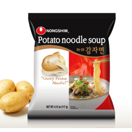(卖光啦)韩国原产热销农心土豆蔬菜拉面 100G