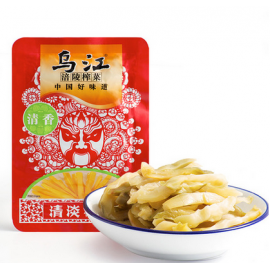 (卖光啦)买十赠一  乌江涪陵榨菜丝  清香  80G （共11包）