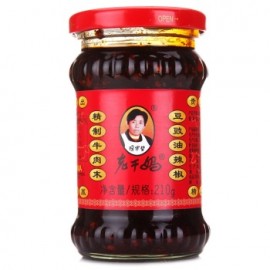 (卖光啦)老干妈  精制牛肉末  豆豉油辣椒  210G