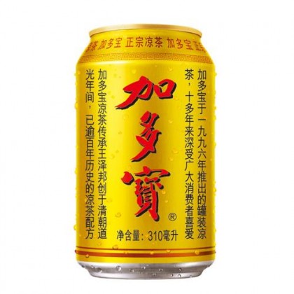 加多宝凉茶  金罐装  310ML