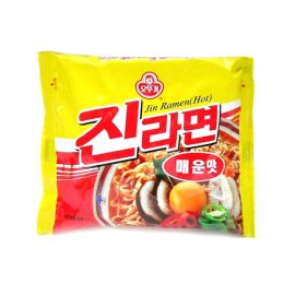 SOUPE DE NOUILLES JIN RAMYON PIMENT FORT （HOT）OTTOGI 120G