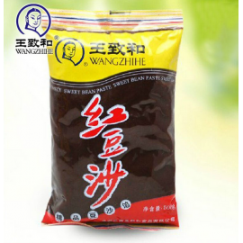 PÂTE DE HARICOTS ROUGES SUCRÉE WANGZHIHE 500G