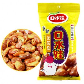 口水娃香脆兰花豆 蚕豆  酱汁牛肉味 75G