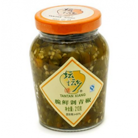 PIMENT VERT HACHÉ TANTAN XIANG 210G