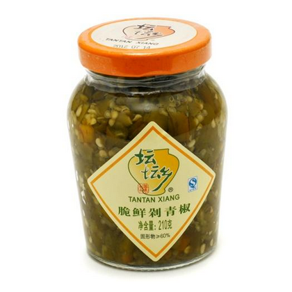 湘味珍品  坛坛乡脆鲜剁青椒  210G