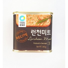 (卖光啦)韩国原产清净园  优质午餐肉  340G
