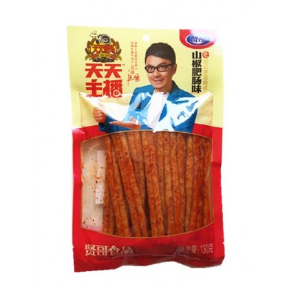 (卖光啦)贤哥面筋辣条  山椒肥肠味  130G