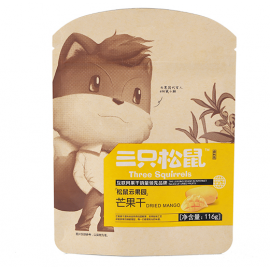 (卖光啦)三只松鼠 松鼠云果园 芒果干 116G