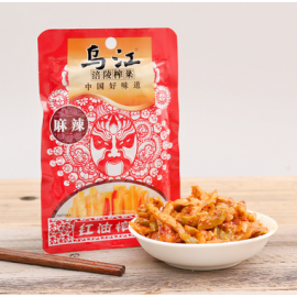 买十赠一  乌江涪陵红油榨菜丝  麻辣  80G （共11包）