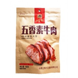 五贤斋  五香素牛肉  108G