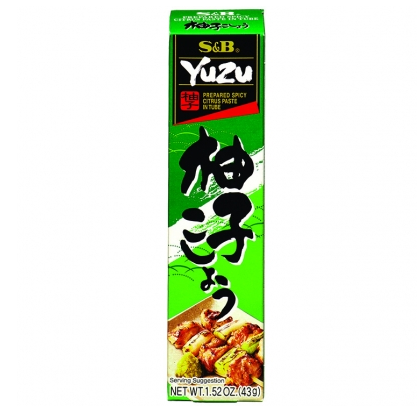 日本热销S&B-YUZU 柚子味辣酱  43G