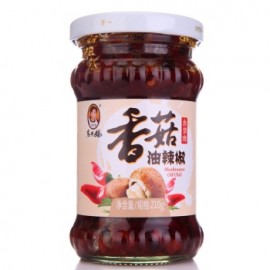 SAUCE DE CHILI DE PIMENT ET CHAMPIGNON LAOGANMA 210G