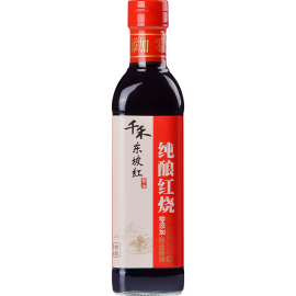 (卖光啦)四川千禾东坡红  零添加纯酿红烧酿造酱油  500G