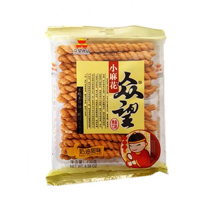 众望小麻花低糖奶油甜味130g