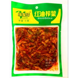 (卖光啦)味聚特 红油榨菜138G