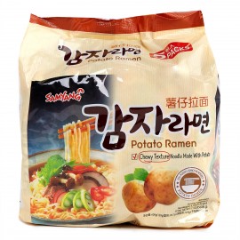 韩国热销SAMYANG 三养薯仔拉面 120G*5包入