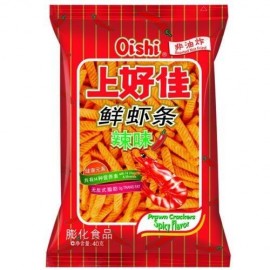 (卖光啦)上好佳鲜虾条 辣味 40G