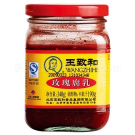 (卖光啦)王致和 玫瑰腐乳 340G