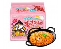 韩国SAMYANG 三养 火鸡面粉色装 超辣鸡肉味奶油拌面 130G×5包入