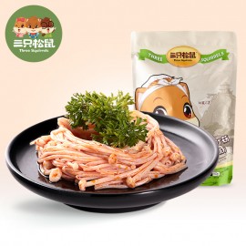 (卖光啦)三只松鼠鲜辣金针菇（香辣味）160G