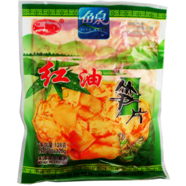 LÉGUMES DE BAMBOU AVEC HUILE DE PIMENT ROUGE YUQUAN 128G