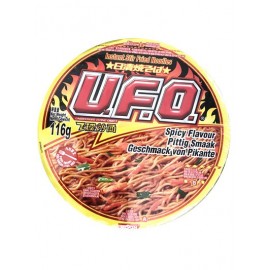 香港日清NISSIN UFO飞碟炒面 铁板香辣风味炒面116G