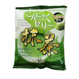 (卖光啦)日本热销雪国 果汁蒟蒻果冻 布丁 抹茶味 108G